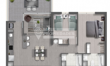 SE VENDE DEPARTAMENTO EN AV. RICA AVENTURA SECTOR NORTE