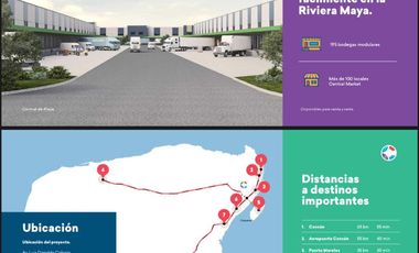 Increíbles Bodegas en Venta Riviera Maya
