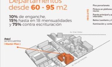 Departamento venta, Av. Manuel Ordonez, Lechugal, Santa Catarina. N.LN.L