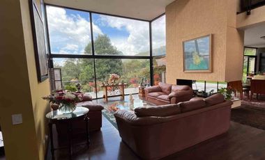 Casa campestre con vista panorámica en Chuntame, Cajicá