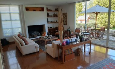 Espectacular Casa Campestre En Parque vivienda Teusaca