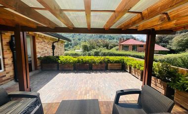 Espectacular Casa Campestre En Parque vivienda Teusaca