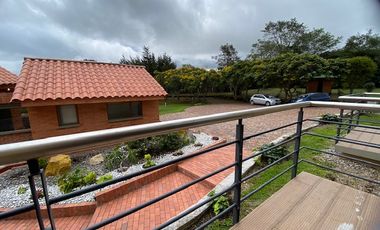 Casa Campestre En Renta En Condominio Pan De Azúcar- Vereda Yerbabuena Chía.