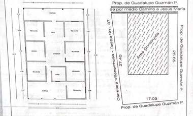 TERRENO EN VENTA EN TEAPA, TABASCO
