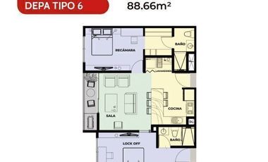 DEPARTAMENTO VENTA BARRIO VERGEL, 100 m2, CENTRO DE MONTERREY