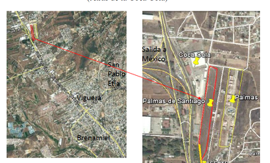 OAXACA Zona de  Etla, vendo lote Fraccionamiento Residencial Palmas de Santiago
