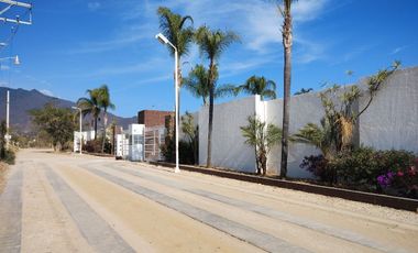 OAXACA Zona de  Etla, vendo lote Fraccionamiento Residencial Palmas de Santiago