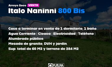 Casa en Arroyo Seco cercana a Autopista Rosario Buenos Aires