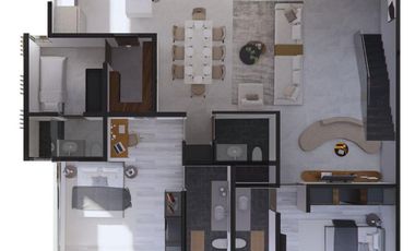 PREVENTA DE DEPARTAMENTO PENTHOUSE EN JILOTZINGO