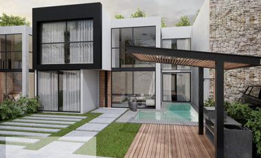 MODERNA CASA CON ALBERCA EN PRIVADA
