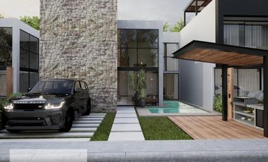 MODERNA CASA CON ALBERCA EN PRIVADA