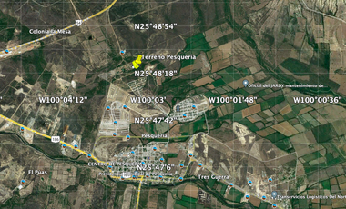 Terreno  industrial en renta en Pesquería  Nuevo León