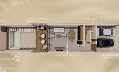 VILLAS EN VENTA KAVANNA A 350 MTS DE LAS PLAYAS DE CHICXULUB PUERTO,.