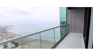 En venta departamento de lujo edificio Skorpios Manta Ecuador.