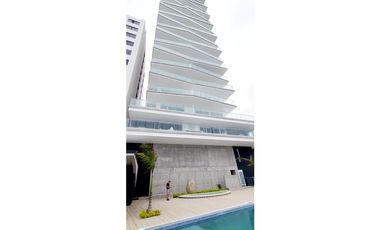 En venta departamento de lujo edificio Skorpios Manta Ecuador.