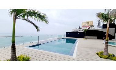 En venta departamento de lujo edificio Skorpios Manta Ecuador.