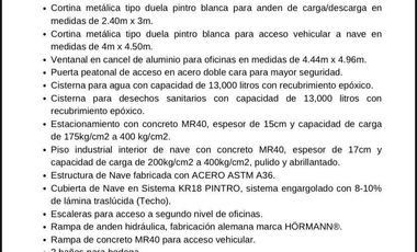 Venta o renta Nave Industrial