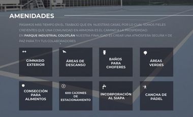 16 Terrenos en Parque Industrial Colotlán, Preventa