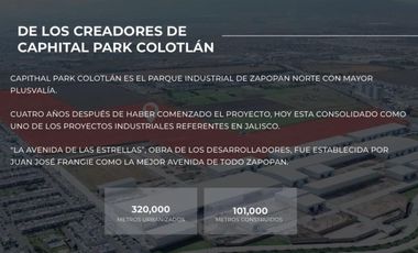 16 Terrenos en Parque Industrial Colotlán, Preventa