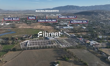 14 Terrenos en Preventa en FIBRENT1 Parque Industrial zona Aeropuerto
