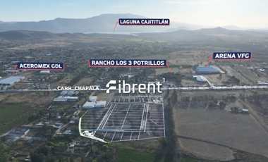 14 Terrenos en Preventa en FIBRENT1 Parque Industrial zona Aeropuerto