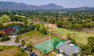 Golf view land in Hua Hin at Palm Hills Golf Resort (HL108)