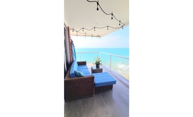 Venta departamento de lujo frente al mar en edificio Ibiza en Manta.