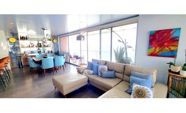 Venta departamento de lujo frente al mar en edificio Ibiza en Manta.