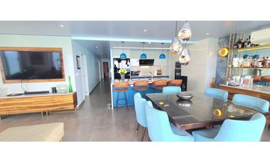 Venta departamento de lujo frente al mar en edificio Ibiza en Manta.