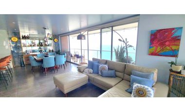 Venta departamento de lujo frente al mar en edificio Ibiza en Manta.