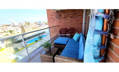 Venta departamento de lujo frente al mar en edificio Ibiza en Manta.