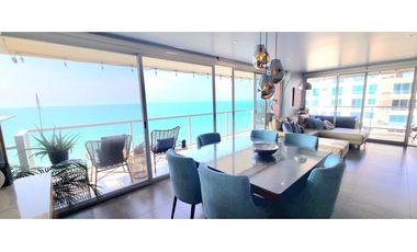 Venta departamento de lujo frente al mar en edificio Ibiza en Manta.