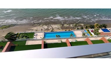 Venta departamento de lujo frente al mar en edificio Ibiza en Manta.