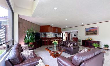 Casa en venta con vista al hoyo 4 del Campo de Golf en Chiluca