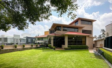 Casa en venta con vista al hoyo 4 del Campo de Golf en Chiluca