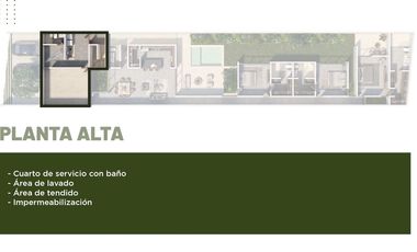 Casa en Venta a estrenar en Temozón Norte de 1 piso, 3 recámaras