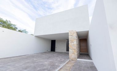 Casa en Venta a estrenar en Temozón Norte de 1 piso, 3 recámaras