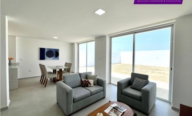 Casa terminada, por estrenar dentro de Urbanización, Sur de Manta.