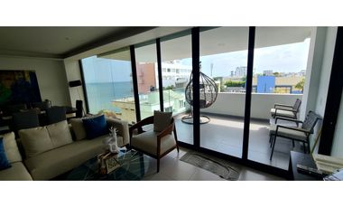 En venta departamento con vista al mar Edf Poseidón Manta.