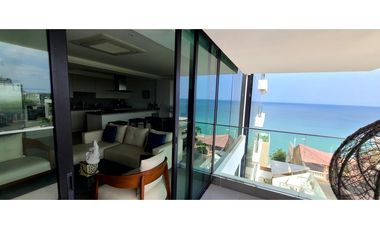 En venta departamento con vista al mar Edf Poseidón Manta.