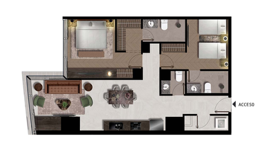 Departamento en venta en Valle Oriente en San Pedro Garza García