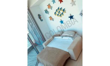 ARRIENDO APARTAMENTO FRENTE AL MAR - BELLO HORIZONTE SANTA MARTA-COLOMBIA