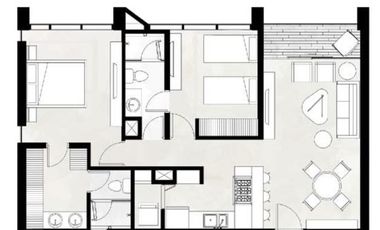 VENTA DE DEPARTAMENTO EN VALLE PONIENTE SANTA CATARINA.