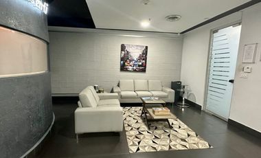 OFICINA AMOBLADA EN PUNTA PACIFICA 258m2 TORRE DE LAS AMERICAS YL