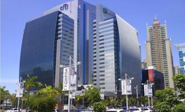 OFICINA AMOBLADA EN PUNTA PACIFICA 258m2 TORRE DE LAS AMERICAS YL