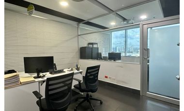 OFICINA AMOBLADA EN PUNTA PACIFICA 258m2 TORRE DE LAS AMERICAS YL