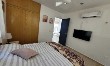 CASA TOTALMENTE AMUEBLADA Y EQUIPADA A 4 cuadras de la Playa en Chixulub