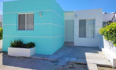 CASA TOTALMENTE AMUEBLADA Y EQUIPADA A 4 cuadras de la Playa en Chixulub
