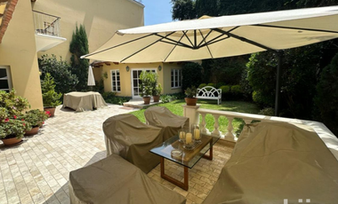 HERMOSA CASA EN ALQUILER CON 4 DORMITORIOS Y BUEN JARDIN EN SAN ISIDRO