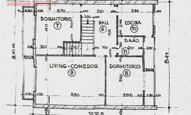 Sánchez de Loria 700  Depósito c/ vivienda en lote propio 8,37 x 61mts. T512m².